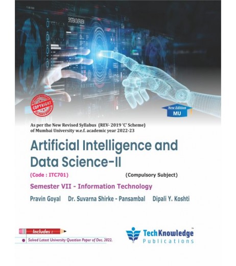 Artificial Intelligence & Data Science II  Sem 7 IT Engg Tech-Knowledge Publication | Mumbai University